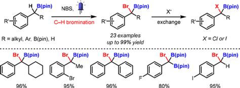 Construction Of Halogenated Boronic Esters Via Visible Light Induced