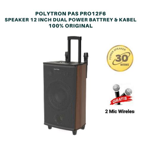 Jual Polytron Pas Pro F Speaker Inch Speaker Karaoke Speaker