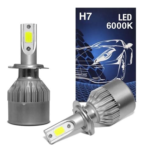 Lampada Super Led H7 - Kit Lâmpada Super LED Automotiva D-lux H7 - 12/24V 6000K 4600 Lumens ...