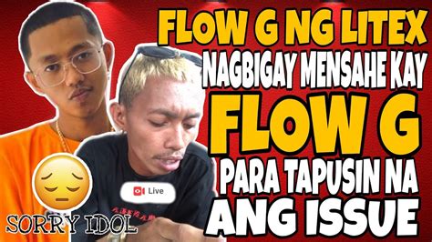 Flow G Ng Litex Gusto Na Tapusin Ang Issue Youtube