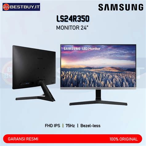 Jual Samsung Ls24r350 24 Ips Fhd Bezel Less Monitor 75hz Hdmi Shopee