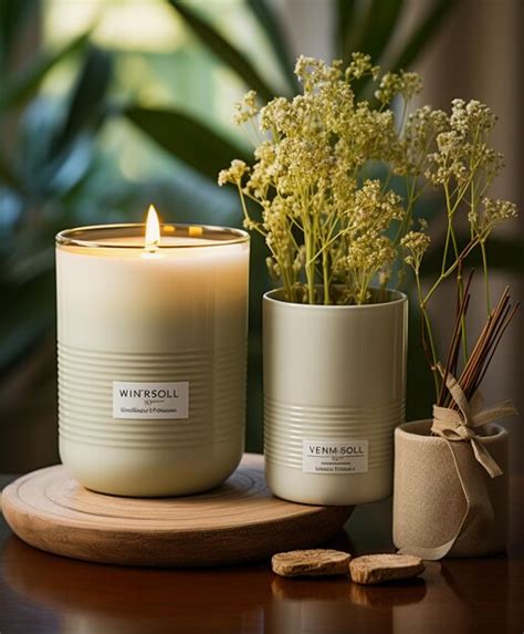 Premium Photo | Scented Elegance Handcrafted Artisanal Candles for ...