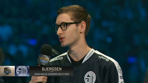 Interview With Na Lcs Summer Split Mvp Bjergsen Youtube