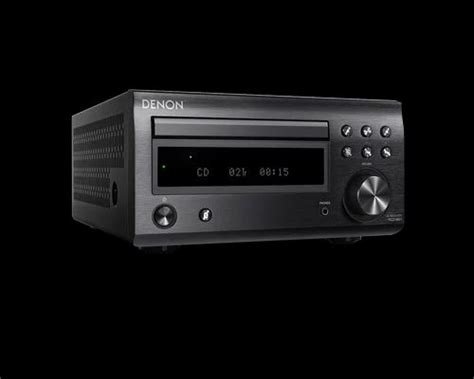 Black Denon Rcd M Hifi System With Cd Bluetooth And Fm Am Tuner For