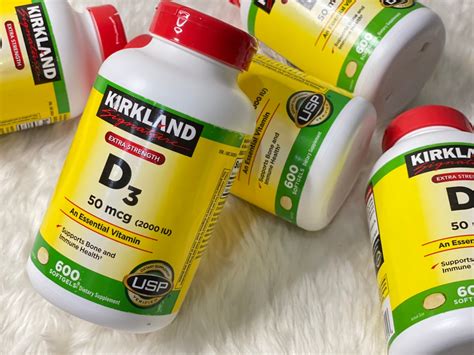 Kirkland Signature Extra Strength D3 50 mcg 2000 IU 600เมด chop shopp