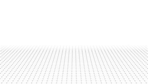 D Curved Perspective Grid Background On White Black Geometric Square