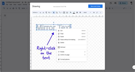 How To Mirror Text In Google Docs Quickest Method