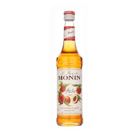 Monin Peach Syrup Paradise Coffee