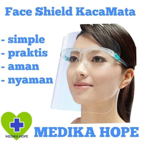 Jual Face Shield Kaca Mata Alat Pelindung Wajah Face Shield Di