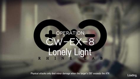 Arknights Lone Trail CW EX 8 Lonely Light Challenge Mode Clear No