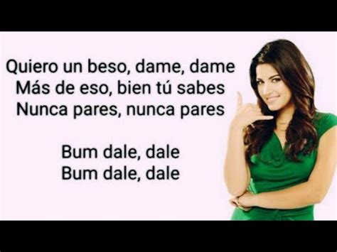 Bum Bum Dale Dale Letra Lyrics Maite Perroni Reykon YouTube