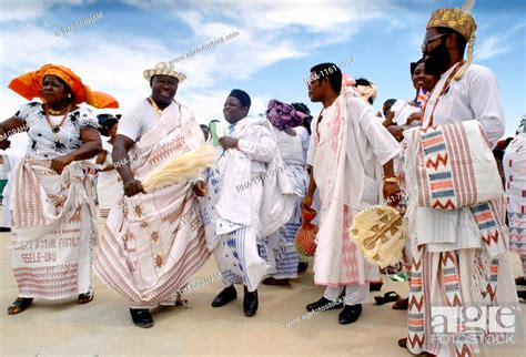 Nigerian Men Attending Tribal Gathering Durbar Cultural Event At