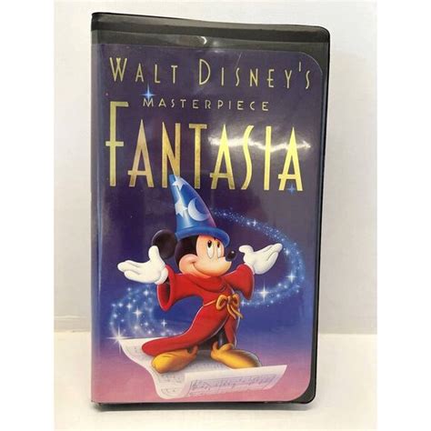 Disney Media Rare Walt Disneys Masterpiece Fantasia Vhs Black