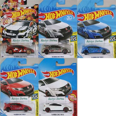 Jual Hotwheels Hot Wheels 16 Honda Civic Type R Edisi Urban Camouflage Hw Speed Graphics Then