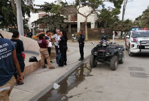 Polic A Motorizado Resulta Lesionado En Choque