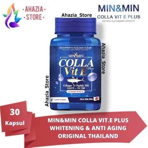 Jual Collagen Vit E Plus Whitening Skin Original By Minmin Thailand