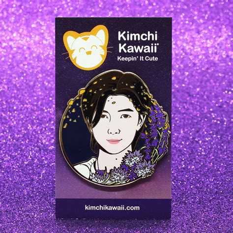 Bts Rm Indigo Enamel Pin — Kimchi Kawaii