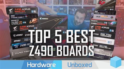 Top 5 Best Z490 Motherboards - YouTube