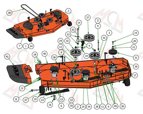 2021 Bad Boy Mowers Zt Avenger 54 Deck Assembly