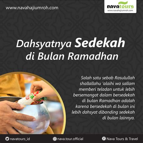 Kelebihan Bersedekah Dalam Bulan Ramadhan Sufferploaty