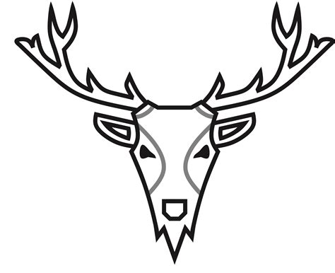 Deer Horns Drawing | Free download on ClipArtMag