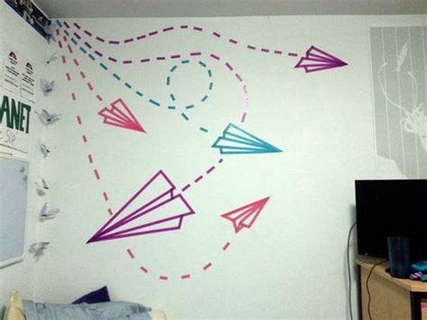 20+ DIY Washi Tape Wall Art Ideas