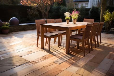 Premium Photo | Natural sandstone paving slabs