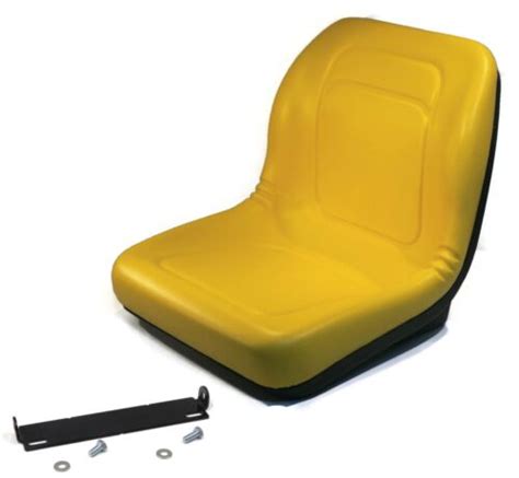 Yellow High Back Seat W Bracket For John Deere Mower Lx Lx