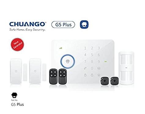 Chuango Gsm Sms Rfid Touch Alarm System Blanco Seguridad En El Hogar