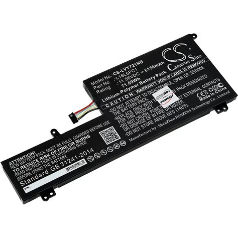 Batteri egnet til bærbar Lenovo Yoga 720 15ikb 80x7 720 15ikb