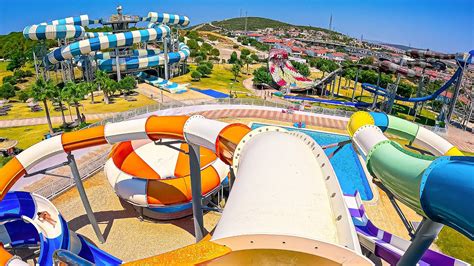 Space Hole Waterslide at Oasis Aquapark Alacatı Cesme YouTube