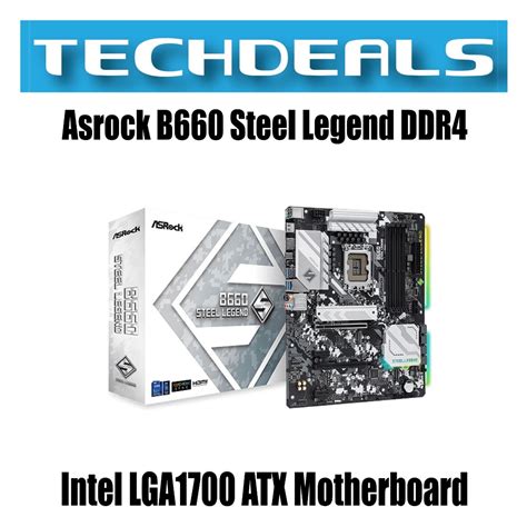 Asrock B660 Steel Legend DDR4 Intel LGA1700 ATX Motherboard, Computers ...