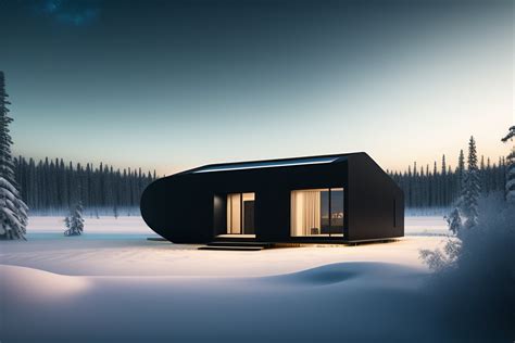 Lexica A Wide Image Of A Full Innovative 3d Contemporary Cabin Hyper