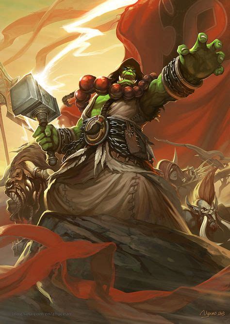 15 Idées De Thrall Wow Art World Of Warcraft Illustration