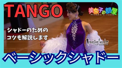 【社交ダンス】tangoのシャドーをしてみました。シャドーのコツも解説します。dance 社交ダンス ダンス 踊ってみた Youtube