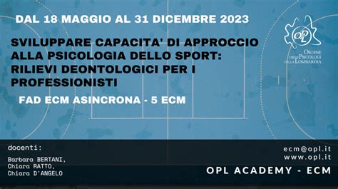 Sviluppare capacità di approccio alla psicologia dello sport rilievi