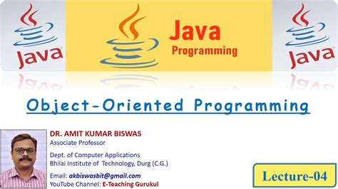 Object Oriented Programming In Java Lecture 4 Class And Object Java Tutorial For Beginners