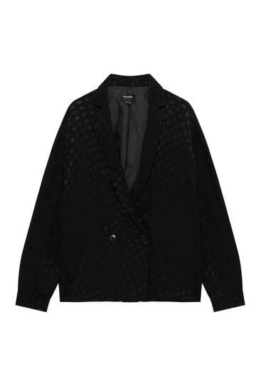 Pull Bear Blazers Levi Mottled Pulls Elegant Polka Dots