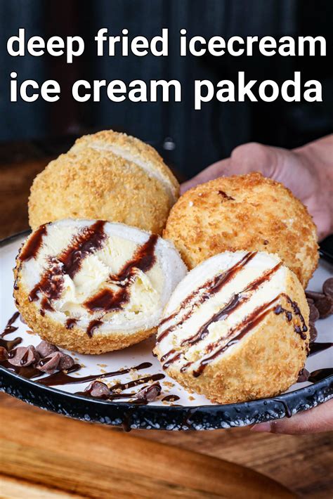 deep fried icecream recipe | icecream pakora | ice cream bhajiya