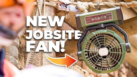 Stay Cool On Jobsite With The Frizcol Korbot Portable Fan Your