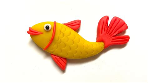 Clay Art How To Make Fish Model Craft Tutorial Easy DIY YouTube