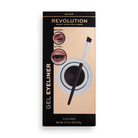 Gel Eyeliner Pot With Brush Revolution Beauty