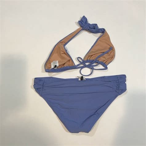 J Crew Swim J Crew French Swim Suit Bikini Medium Periwinkle Poshmark