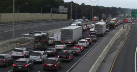 Traffic Backed Up On Westbound I 10