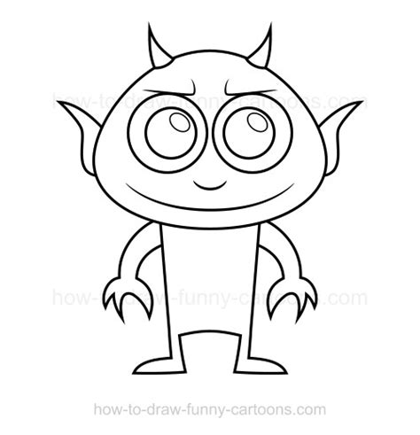 Demon Drawing Easy At Getdrawings Free Download