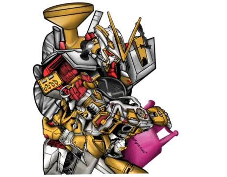 Gundam Yellow Gundam Illustration Robots Png Transparent Clipart