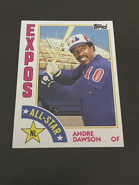 Topps Baseball All Star Andre Dawson Hof Expos Ebay