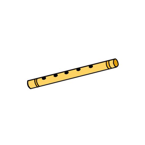 How to Draw a Flute - Step by Step Easy Drawing Guides - Drawing Howtos