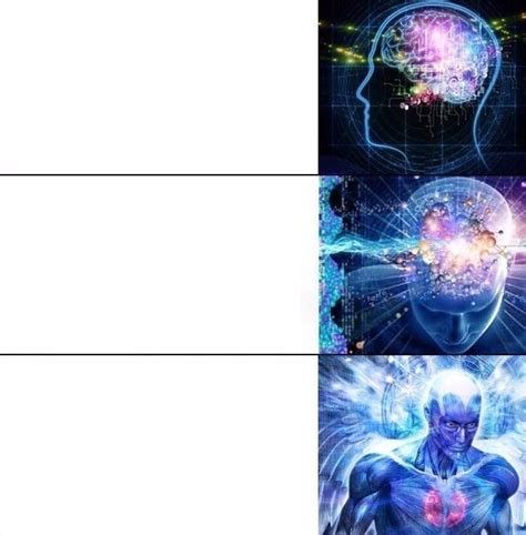 Create Meme The Overmind Meme Original Expanding Brain Template The