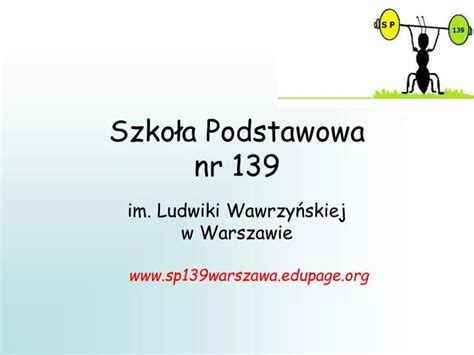 PPT Szkoła Podstawowa nr 139 PowerPoint Presentation free download